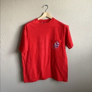 Vintage Solvang Yact Club XL T-shirt, Red